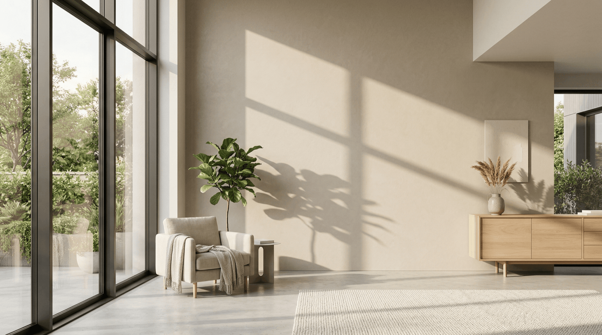 Premium interior space with TECTARA decorative film surfaces