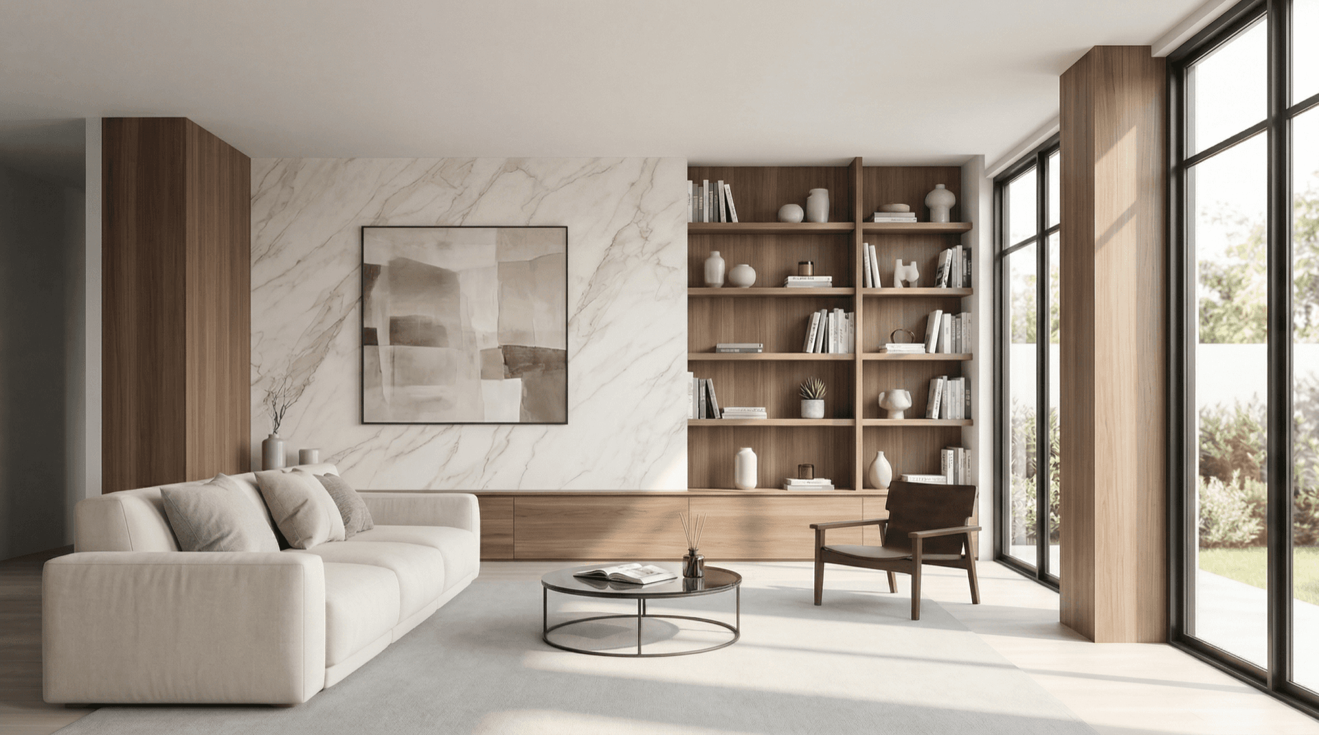 Residential Feature Wall — TECTARA KOVON decorative film